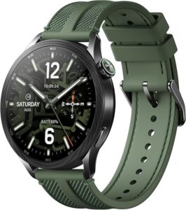 XIAOMI Zegarek S5 46 mm, smartwatch dla mężczyzn i kobiet, 3.8 cm AMOLED, monitor aktywności fizycznej z monitorowaniem tętna/snu, 21 dni pracy baterii, 150+ trybów sportowych, dwuzakresowy GPS, NFC
