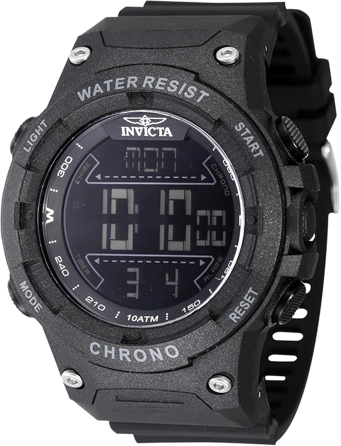 Invicta Racing Digital Kwarc zegarek Męski - 52mm