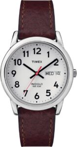 Timex Easy Reader męski zegarek skórzany 35 mm T20041