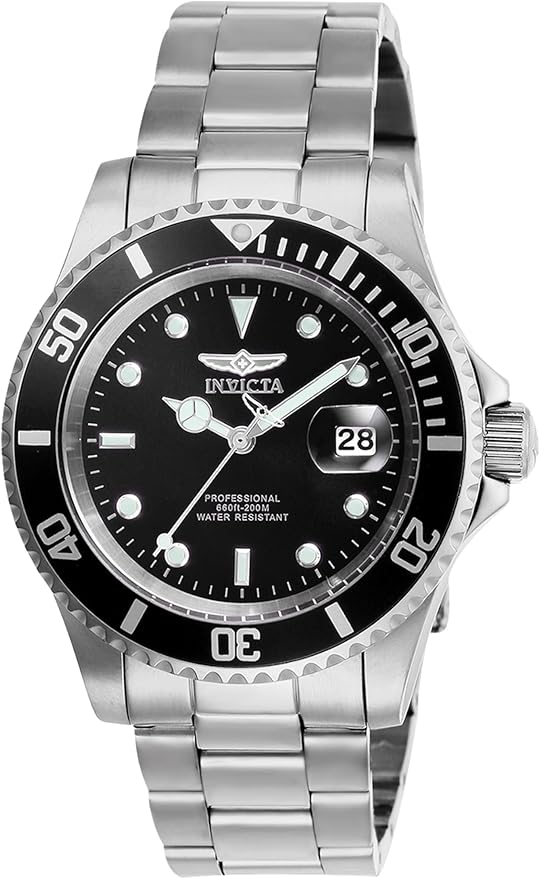Invicta Pro Diver Męski zegarek kwarcowy ze stali nierdzewnej - 40 mm