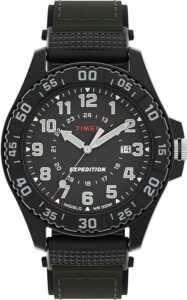 Timex Expedition Camper męski zegarek 42 mm z tkaniny