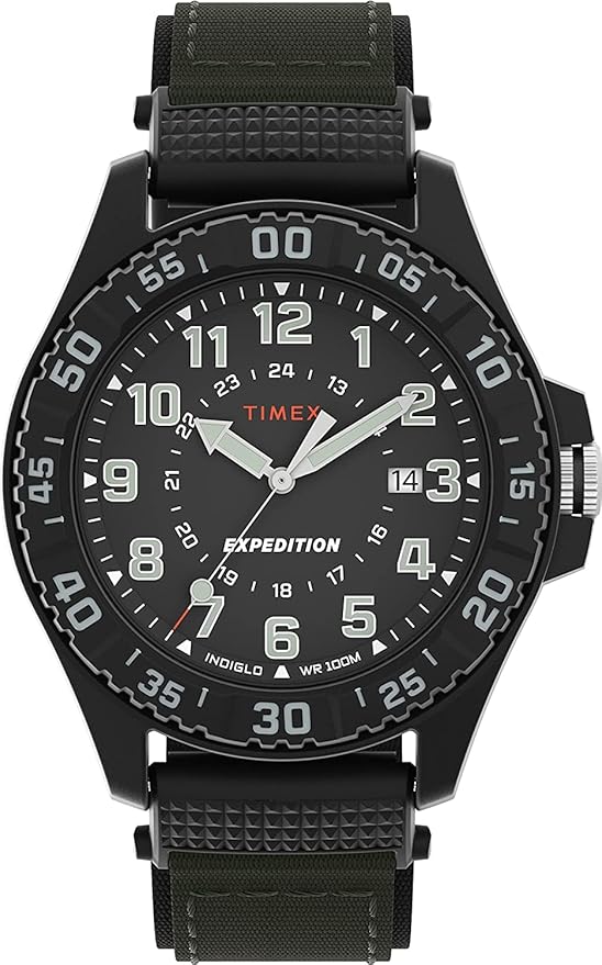 Timex Expedition Camper męski zegarek 42 mm z tkaniny