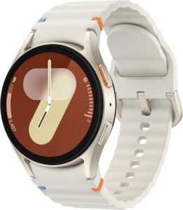 Samsung Galaxy Watch7 Smartwatch, zegarek fitness, monitor aktywności fizycznej, 40 mm, LTE, kremowy, w zestawie