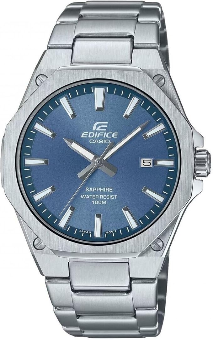 CASIO EFR-S108D-2AVUEF Casio Watch EDIFICE, Srebrny, Klasyczny