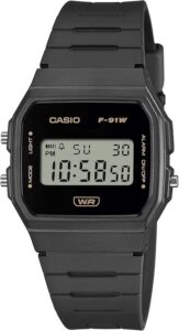 Casio Reloj Digital para Unisex Adulto de Cuarzo con Correa en Plástico F-91WB-8AEF