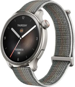 Amazfit Balance Inteligentny Zegarek, AI Fitness Coach Monitor snu i zdrowia z pomiarem składu ciała, GPS, Alexa, połączenia Bluetooth, 14-dniowy czas pracy baterii, 1,6-calowy wyświetlacz AMOLED