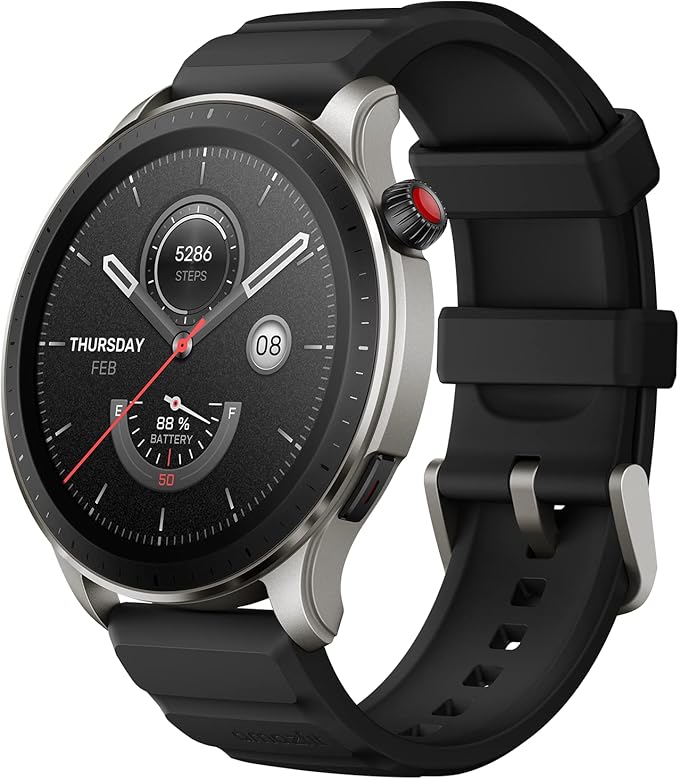 Amazfit A2166 GTR 4 - Smartwatch Czarny, jeden rozmiar