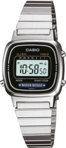 Casio Kobiety Vintage Zegarek, Szary/Czarny, Ø 25 mm