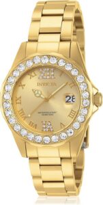 Invicta Pro Diver Damski zegarek kwarcowy ze stali nierdzewnej - 38 mm