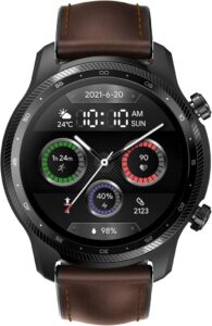 TicWatch Pro 3 Ultra 4G/LTE Smartwatch Połączenie komórkowe dla Orange eSIM Qualcomm SDW4100 i Mobvoi Dual Processor System Wear OS Smart Watch dla mężczyzn Tlen we krwi IHB Wykrywanie AFiB Ocena