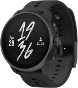 SUUNTO Race S Zegarek Biegowy z Ekranem Dotykowym Amoled, Dwuzakresowy Gps Zegarek Sportowy, Śledzenie Hrv i Snu, Plan Treningowy Oparty na Si, Bezpłatne Mapy Offline, Wodoodporność do 50M