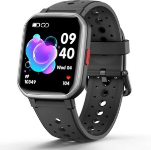 Dziecięca Smartwatch dla chłopców i dziewczynek, zegarek fitness z funkcją monitorowania aktywności, wodoodporny IP68, 19 trybów sportowych, monitor tętna, monitor snu, krokomierz, prezent dla