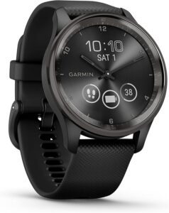 Garmin vivomove Trend Hybrydowy Smartwatch, kolor Czarny