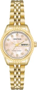 Armitron Women's Genuine Crystal Accented Day/Date Function Bracelet Watch, 75/2475