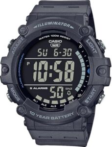 Casio - COLL Sports zegarek na rękę AE-1500WH-8BVEF - zegarek męski - wodoszczelny - cyfrowy - z paskiem z tworzywa sztucznego - niebieski