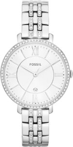 Fossil Damski analogowy zegarek kwarcowy z bransoletą ze stali szlachetnej ES3545
