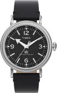 Timex Men's Waterbury Coin Edge 40mm Leather Strap Watch