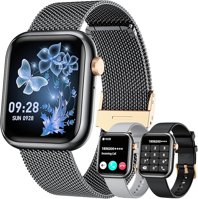 Smartwatch męski z funkcją telefonu Bluetooth, zegarek fitness: 1,83'' HD ekran dotykowy Smart Watch ze 120+ trybami sportowymi z pulsometrem krokomierzem IP68 wodoszczelny Fitness Tracker