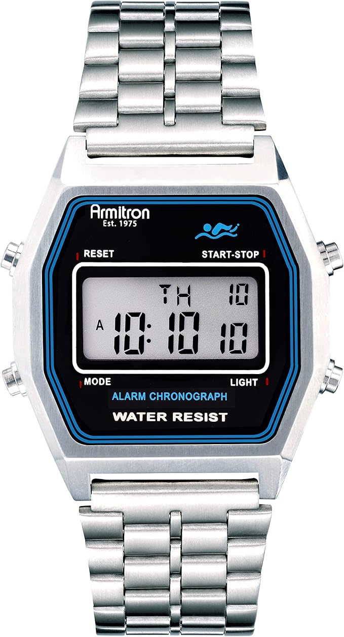 Armitron Sport Retro Digital Chronograph Bracelet Watch