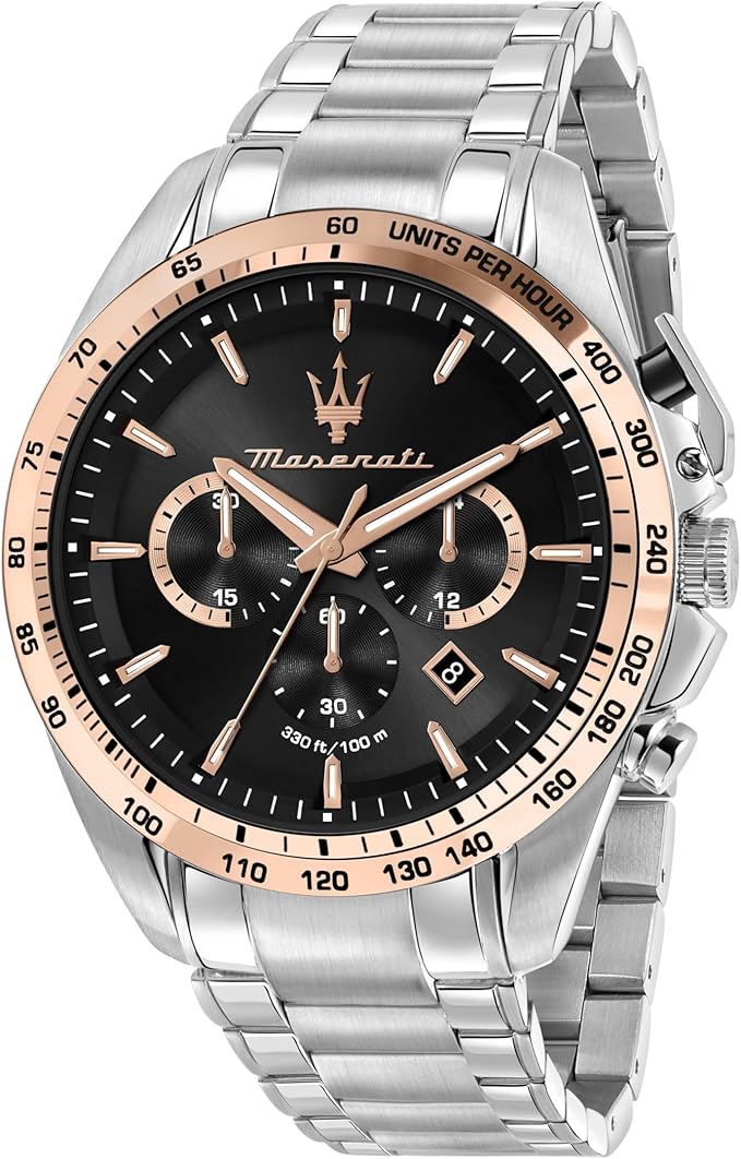 Zegarek męski Coll. Traguardo Limited Edition, chronograf, kwarcowy-R8873612047, srebrny, 45mm, bransoletka