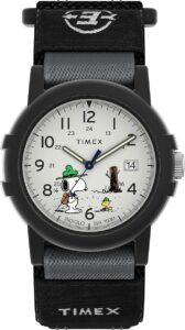 Timex Expedition X Peanuts Beagle Scout Camper Zegarek męski, 40 mm, na pasku z tkaniny, TW4B29100