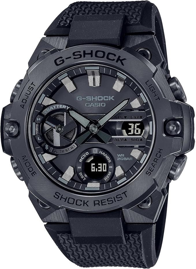 G-Shock G-Steel czarny tylko czas męski sportowy zegarek GST-B400BB-1AER