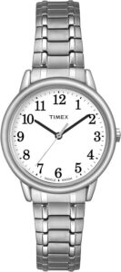 Timex Zegarek damski Easy Reader 30mm kwarcowy na rozciąganej bransolecie TW2P78500