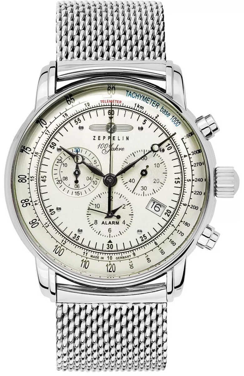 Zegarek Męski ZEPPELIN 100 Jahre Chronograph 8680M-3 + BOX