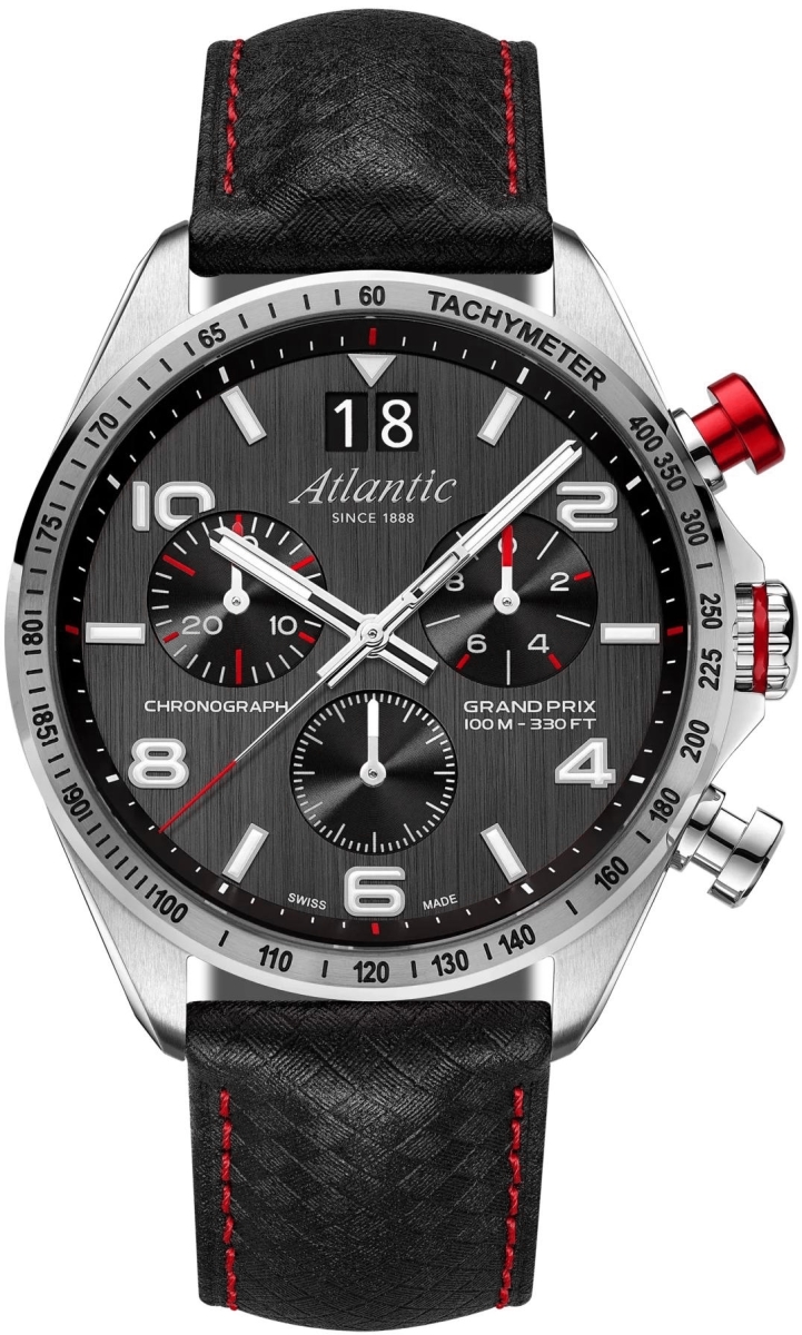 Zegarek Męski Atlantic Grand Prix Chrono 55463.41.65 + BOX