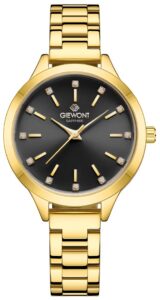 Zegarek Damski Giewont Sapphire Złoto Czarny GW2720-B3