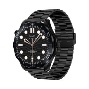 Smartwatch VELTORI VT150-1 Czarny Pasek Silikonowy + Czarna Bransoleta